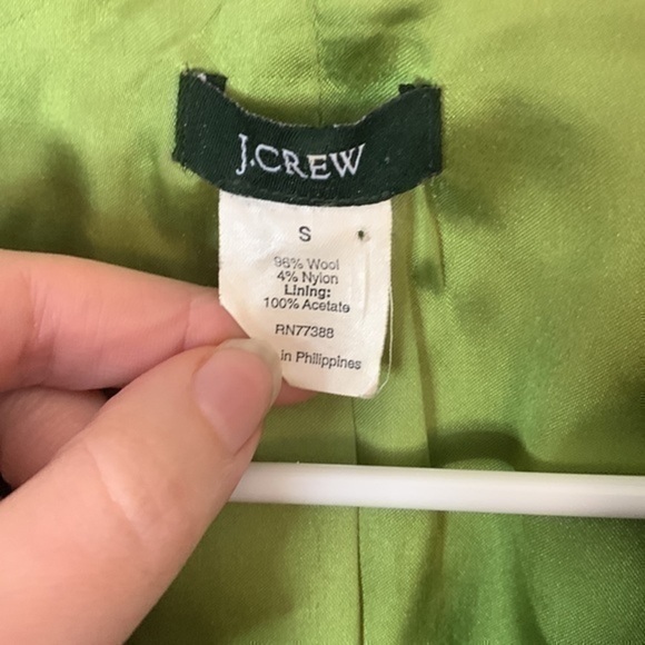 Jcrew Black Wool Blazer Size Small - Picture 3 of 4